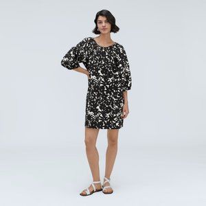 Everlane The Seersucker Puff Sleeve Dress